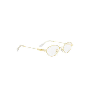 DIOR DIOR CANNAGE O Dior Cannage O B3U women Gold Oval Eyeglasses