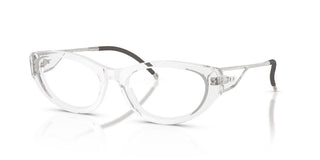 Diesel Dl 4004 Women Transparent Cat Eye Eyeglasses