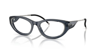 Diesel Dl 4004 Women Blue Cat Eye Eyeglasses
