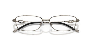 Diesel Dl 5002 Unisex Silver Rectangle Eyeglasses