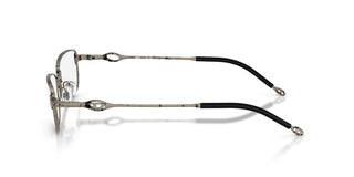 Diesel Dl 5002 Unisex Silver Rectangle Eyeglasses