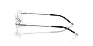 Diesel DL 5005 unisex Ruthenium Rectangle Eyeglasses