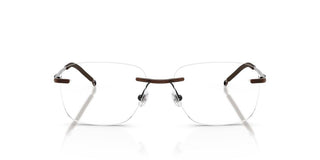 Diesel DL 5005 unisex Brown Rectangle Eyeglasses