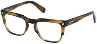 Dsquared2 DQ 5274 unisex Havana Geometric Eyeglasses
