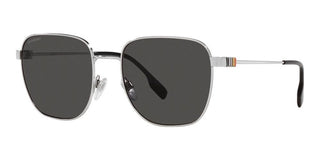 Burberry DREW BE 3142 men Silver Squared Sunglasses