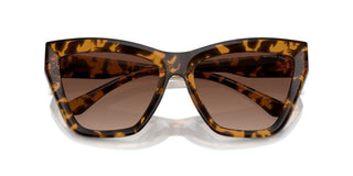 Michael Kors Dubai Mk 2211u Women Havana Cat Eye Sunglasses
