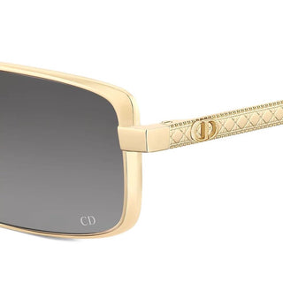 DIOR DiorCannage S2U women Gold Rectangle Sunglasses