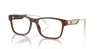 Emporio Armani Ea3239 Men Brown Rectangle Eyeglasses