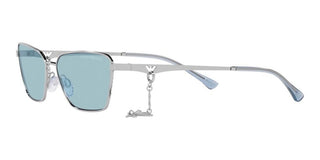 Emporio Armani EA 2141 women Silver Squared Sunglasses