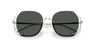 Emporio Armani EA 2168 women Silver Geometric Sunglasses