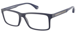 Emporio Armani EA 3038 men Blue Geometric Eyeglasses