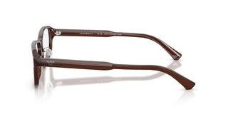 Emporio Armani EA 3215D men Brown Rectangle Eyeglasses
