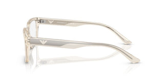 Emporio Armani Ea 3244 Men Transparent Rectangle Eyeglasses
