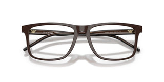 Emporio Armani Ea 3257 Men Brown Squared Eyeglasses