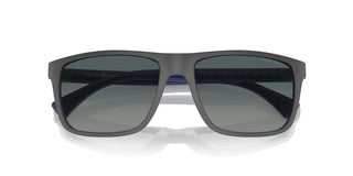 Emporio Armani Ea 4033 Men Grey Geometric Sunglasses