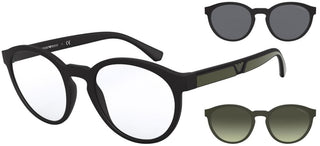 Emporio Armani EA 4152 men Black Round Eyeglasses