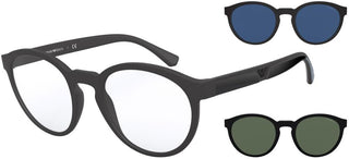 Emporio Armani EA 4152 men Black Round Eyeglasses