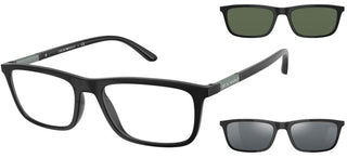 Emporio Armani EA 4160 men Black Geometric Eyeglasses