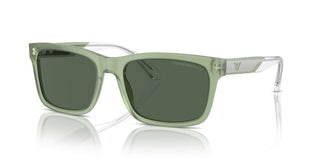 Emporio Armani Ea 4224 Men Green Rectangle Sunglasses