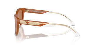 Emporio Armani Ea 4227u Women Orange Cat Eye Sunglasses