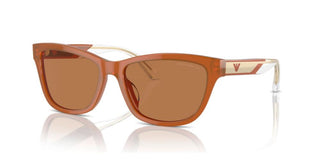 Emporio Armani Ea 4227u Women Orange Cat Eye Sunglasses