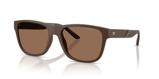 Emporio Armani Ea 4243 Men Brown Squared Sunglasses