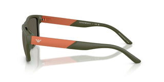 Emporio Armani Ea 4244u Men Green Squared Sunglasses