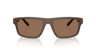 Emporio Armani Ea 4244u Men Brown Squared Sunglasses