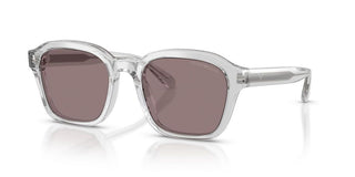 Emporio Armani Ea 4245u Men Transparent Squared Sunglasses