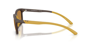 Emporio Armani Ea 4249u Men Brown Squared Sunglasses