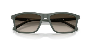 Emporio Armani EA 4257U men Green Squared Sunglasses