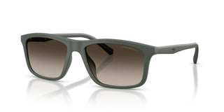 Emporio Armani EA 4257U men Green Squared Sunglasses