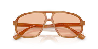 Emporio Armani EA 4263U men Brown Pilot Sunglasses