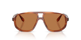 Emporio Armani EA 4263U men Brown Pilot Sunglasses