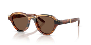Emporio Armani EA 4264U men Brown Squared Sunglasses