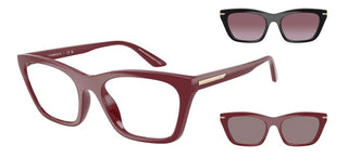 Emporio Armani Ea 4274bu Women Red Squared Sunglasses