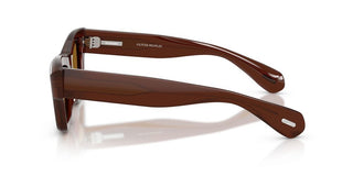 Oliver Peoples Edition 3 Ov 5611su Women Brown Cat Eye Sunglasses