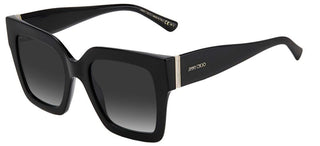 Jimmy Choo EDNA/S women Black Geometric Sunglasses