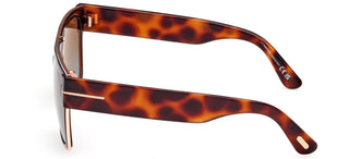 Tom Ford EDWIN FT 1073 unisex Brown Squared Sunglasses