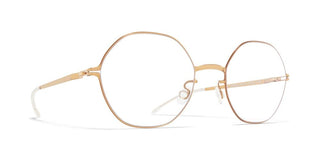 Mykita EILISH unisex Gold Geometric Eyeglasses