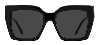 Jimmy Choo ELENI/G/S women Black Squared Sunglasses