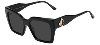 Jimmy Choo ELENI/G/S women Black Squared Sunglasses