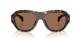 Moncler Elevane Me6015u Unisex Havana Geometric Sunglasses