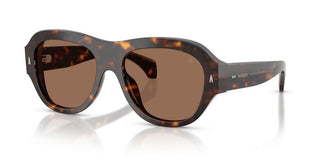 Moncler Elevane Me6015u Unisex Havana Geometric Sunglasses