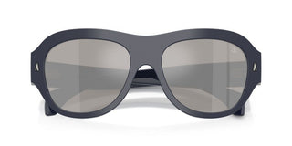Moncler Elevane Me6015u Unisex Blue Geometric Sunglasses