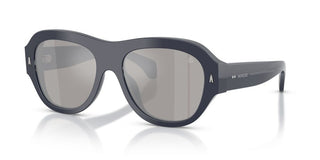 Moncler Elevane Me6015u Unisex Blue Geometric Sunglasses