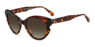 Kate Spade ELINA/G/S women Havana Squared Sunglasses