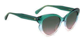 Kate Spade ELINA/G/S women Green Squared Sunglasses