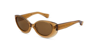 Dita ELOVIA unisex Brown Cat Eye Sunglasses