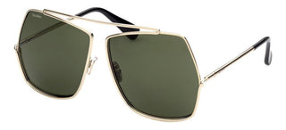 Max Mara ELSA MM0006 women Gold Geometric Sunglasses